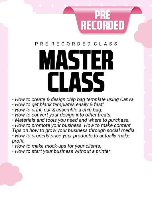 CUSTOM FAVORS MASTER CLASS