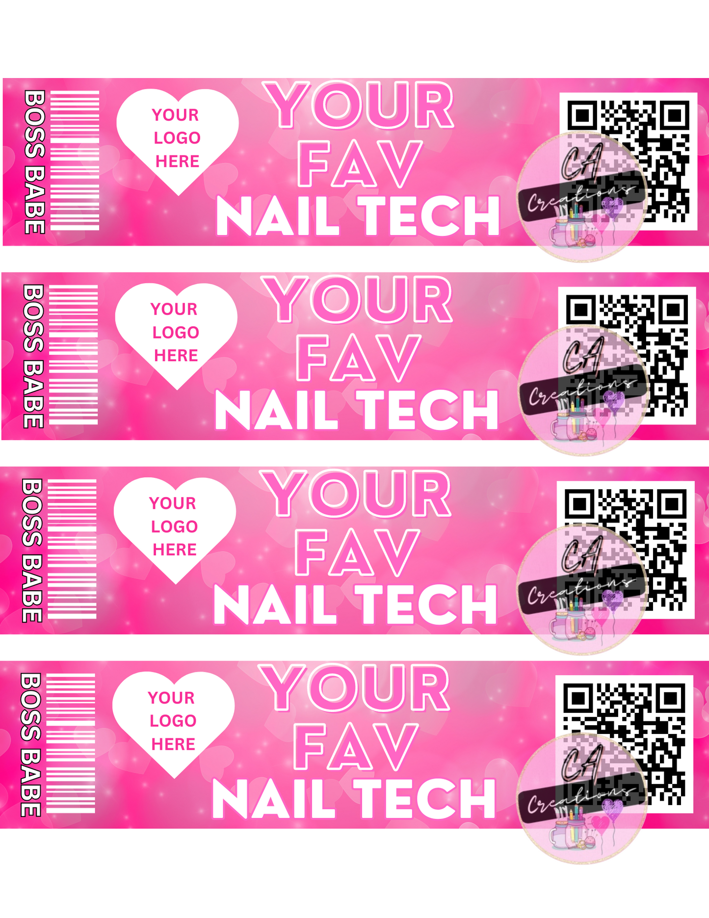 NAIL TECH DIGITAL TEMPLATES
