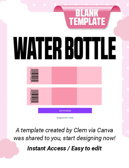 Water Bottle Template