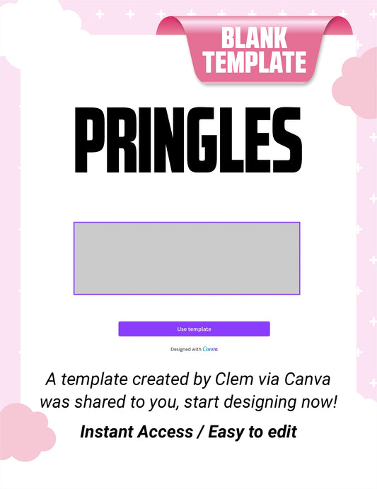 PRINGLES TEMPLATE