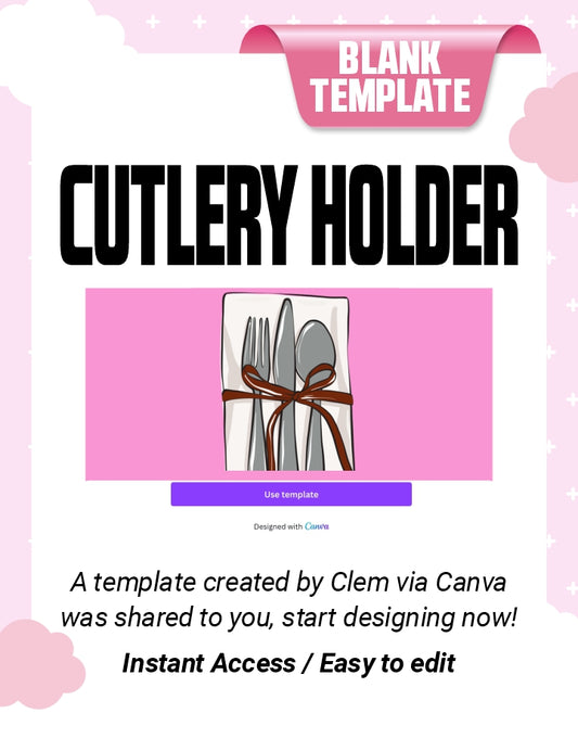 Custom Cutlery Blank Template