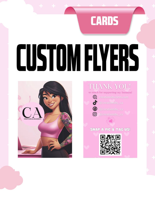 Custom flyers