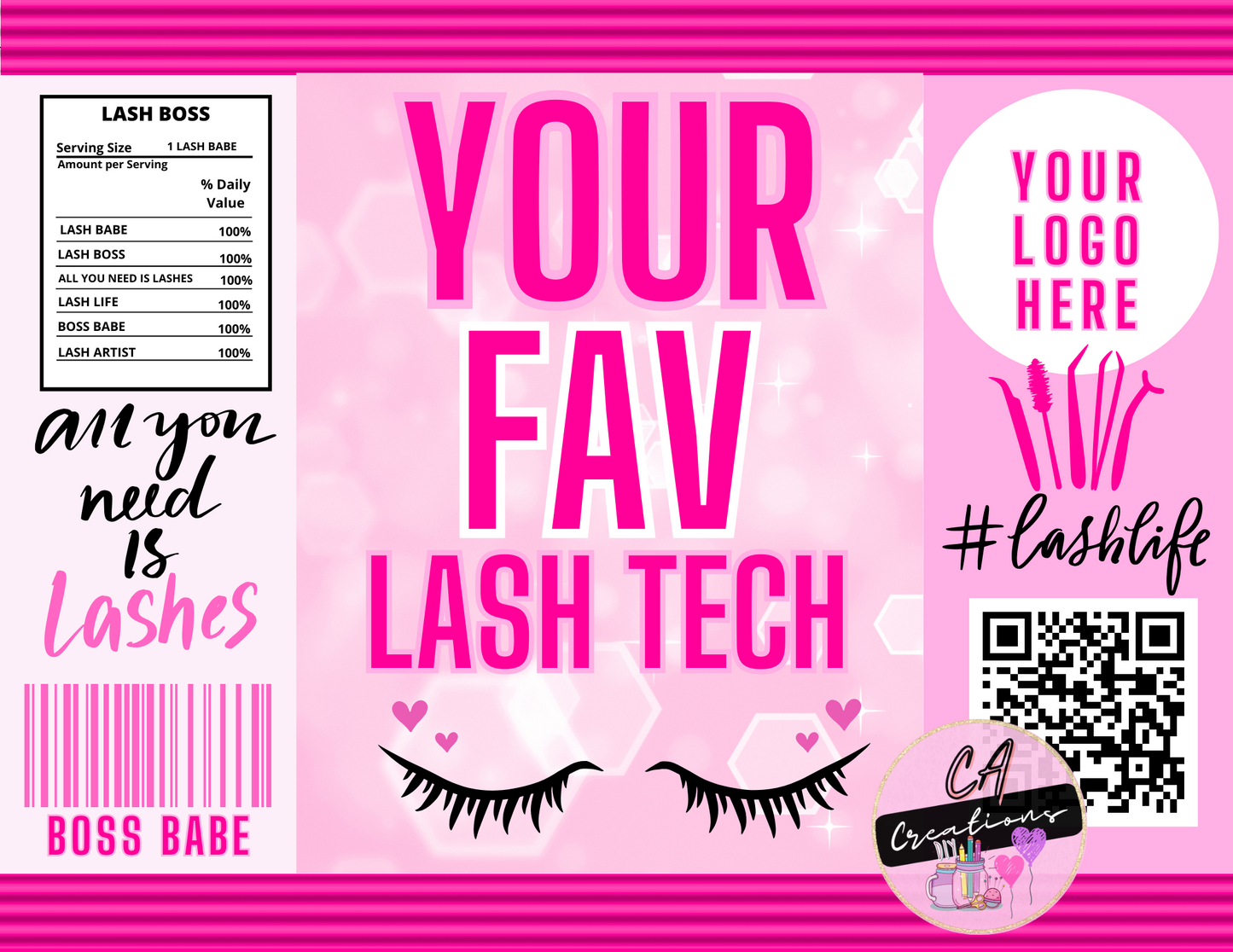 LASH BABE DIGITAL TEMPLATES