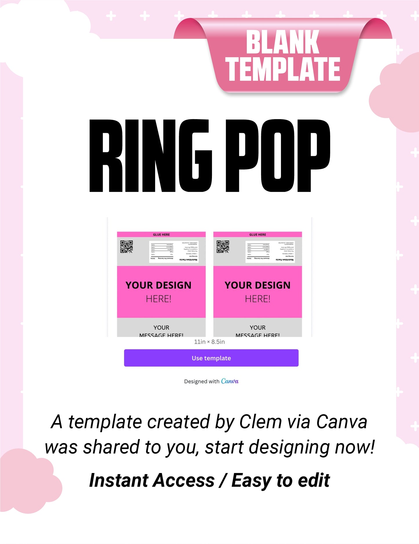 RING POP TEMPLATE