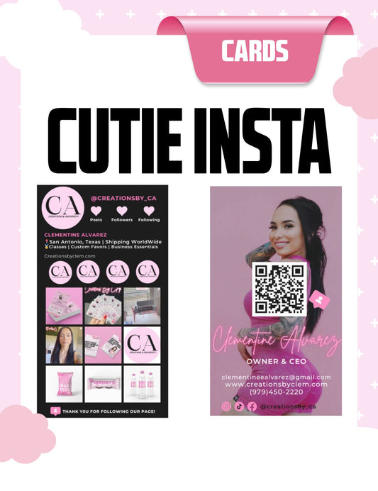 Cutie Insta Cards