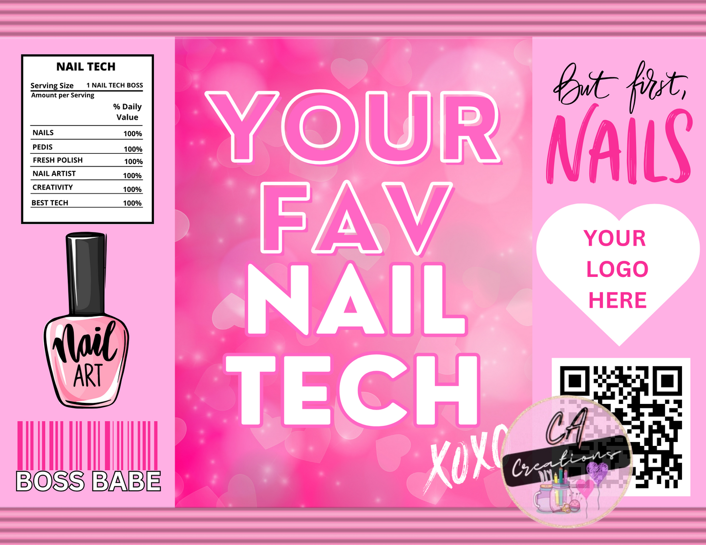 NAIL TECH DIGITAL TEMPLATES