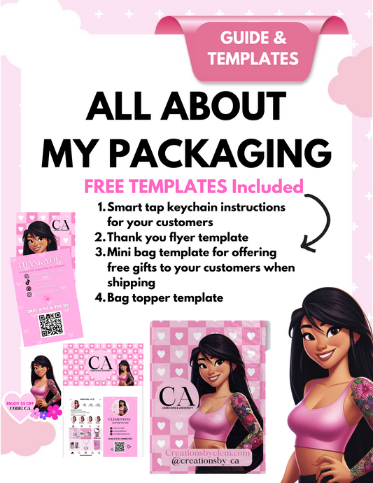 All about my packaging (GUIDE)
