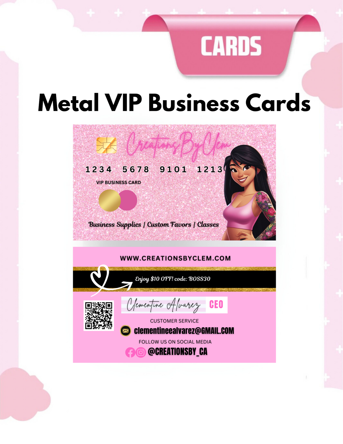 Metal Business Cards