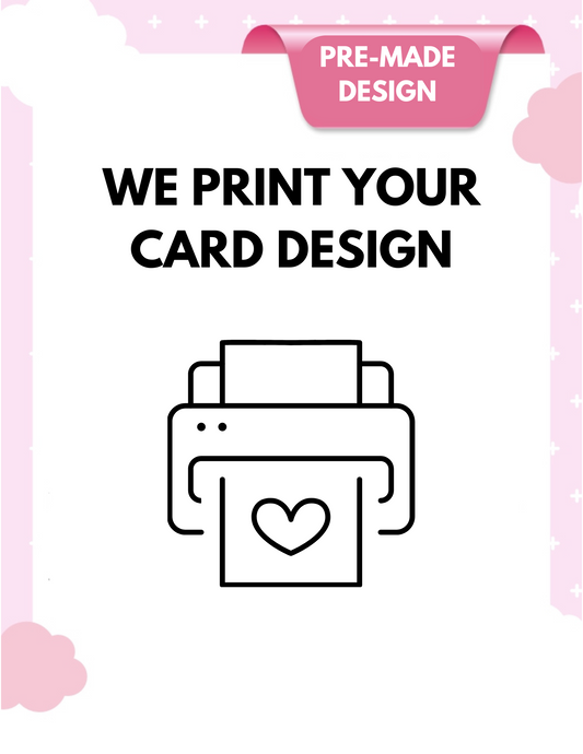 WE PRINT | PRE-MADE DESIGN